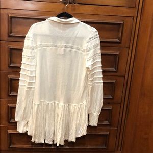 Free people white tunic size small